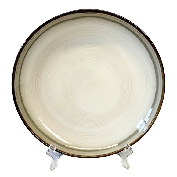 Set/4 Sango Jetta Black 7-5/8" Salad Side Plates 2012-2018 Stoneware #4830 A2 - Picture 1 of 5